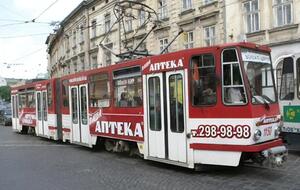 Большинство трамваев во Львове не курсирует