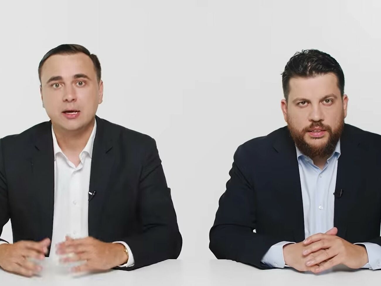 Жданов (ліворуч) і Волков (праворуч) 5 серпня закликали прихильників допомогти їм фінансово