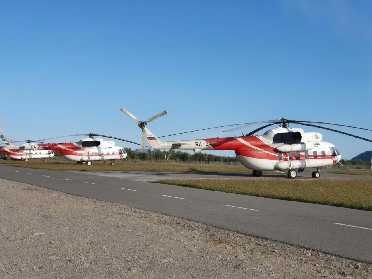 Вертолет следовал из Петропавловска-Камчатского