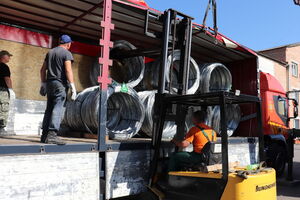 Вантаж для Литви супроводжує група співробітників ДСНС України