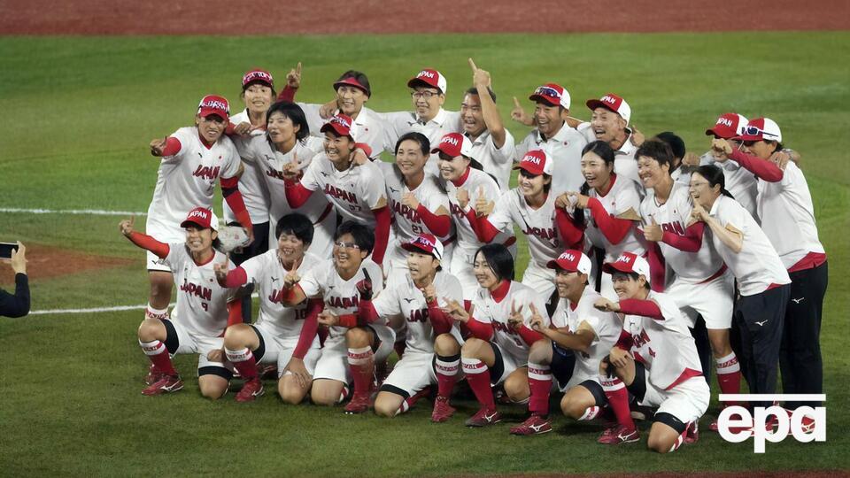 Женская сборная Японии по софтболу выиграла золото на Олимпиаде 2020