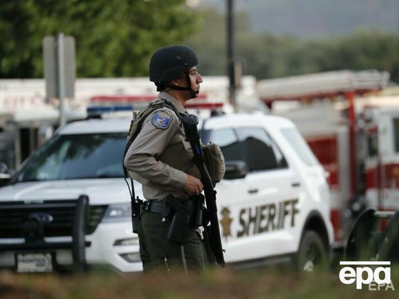 Один из офицеров полиции находился на месте происшествия