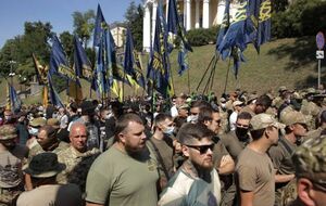 Акция "Национального корпуса" завершилась