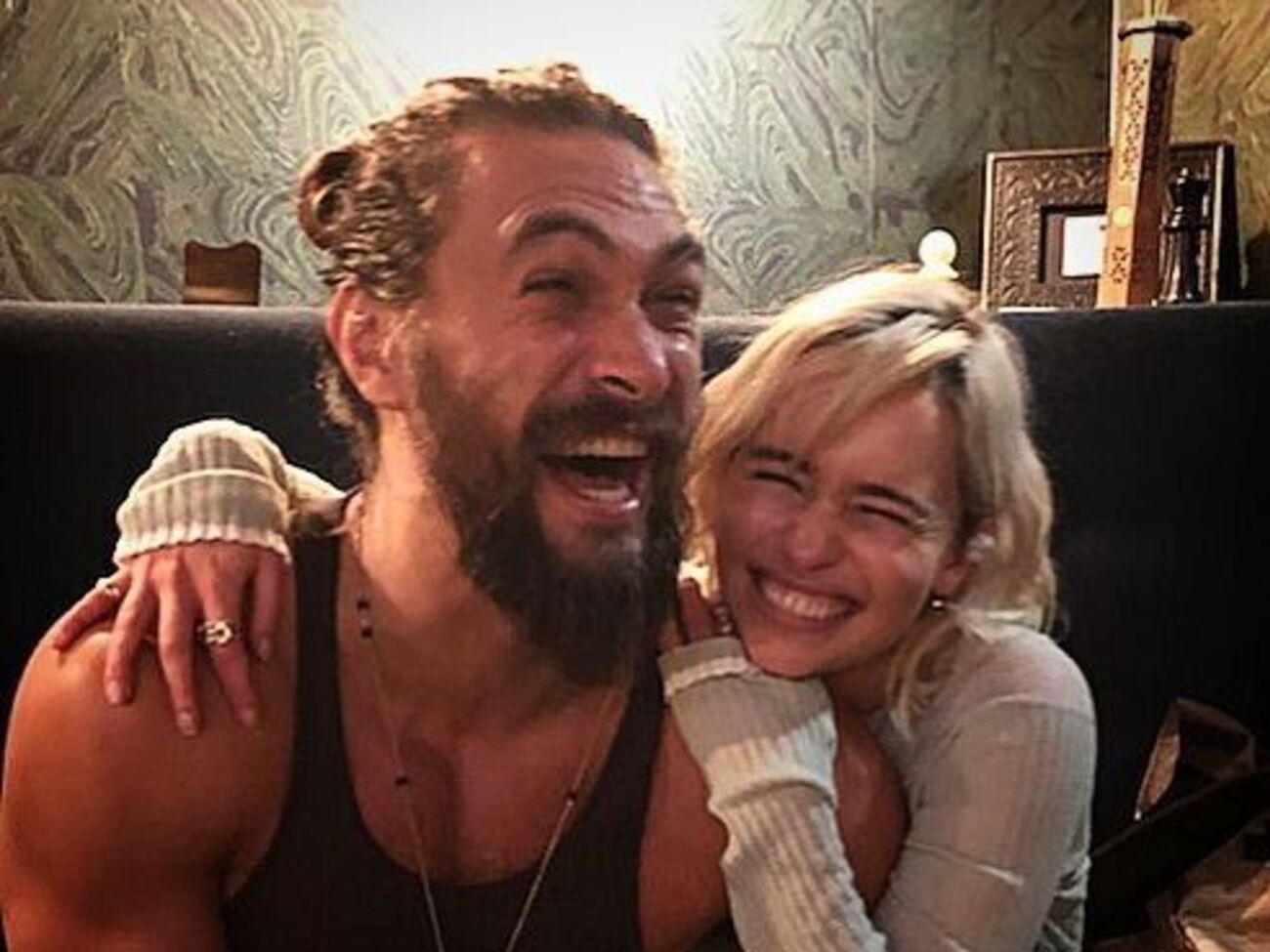 Кларк и Момоа снимались вместе в "Игре престолов"