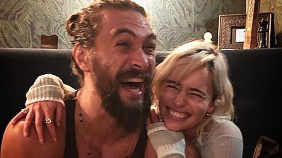 Кларк и Момоа снимались вместе в "Игре престолов"