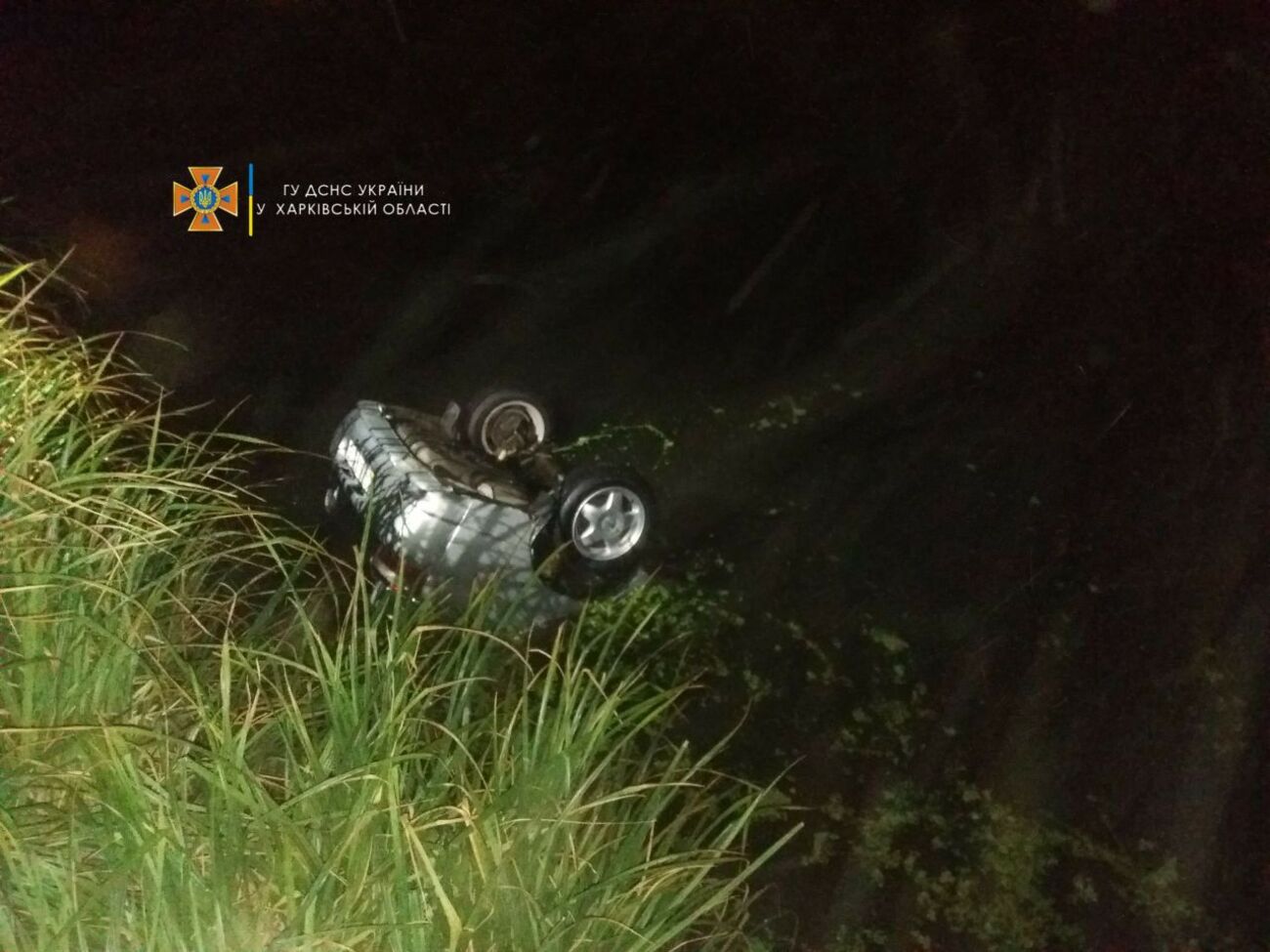 Водій автомобіля зміг вибратися, а пасажир потонув