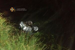 Водитель автомобиля смог выбраться, а пассажир утонул