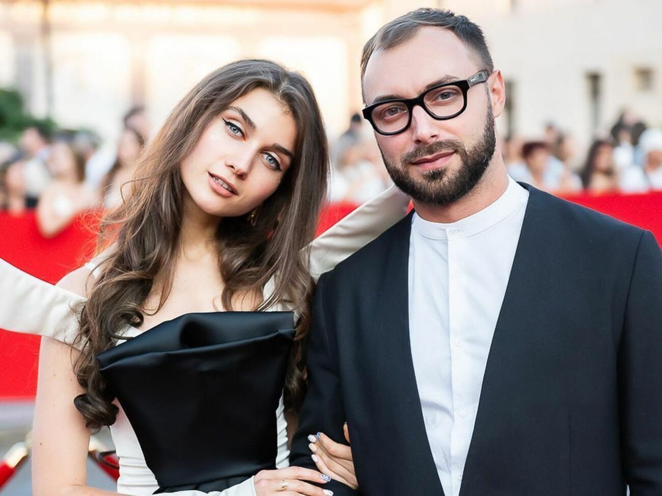 Jerry Heil посетила Одесский кинофестиваль вместе с Голубковым
