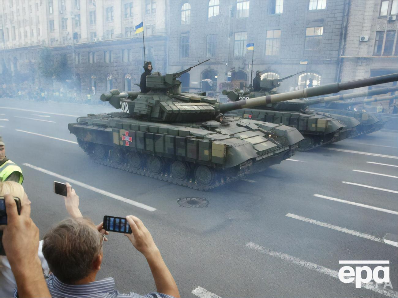 Востаннє військовий парад у Києві проводили 24 серпня 2018 року