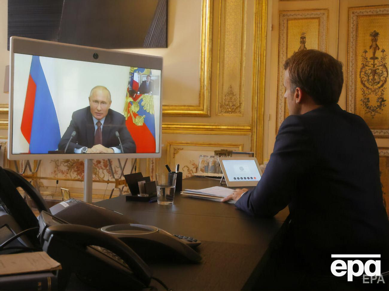 Версію розмови Путіна з Макроном опублікував поки тільки Кремль