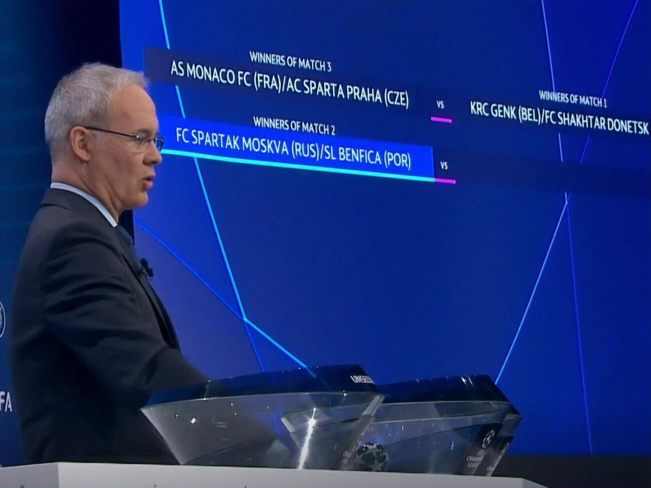 У швейцарському Ньйоні відбулося жеребкування четвертого кваліфікаційного раунду Ліги чемпіонів