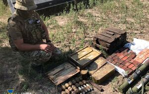 Часть боеприпасов, по информации СБУ, контрабандой переправили на юг Украины с территории РФ