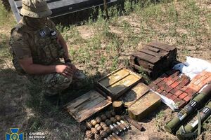 Часть боеприпасов, по информации СБУ, контрабандой переправили на юг Украины с территории РФ