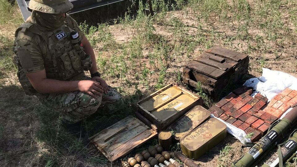 Часть боеприпасов, по информации СБУ, контрабандой переправили на юг Украины с территории РФ
