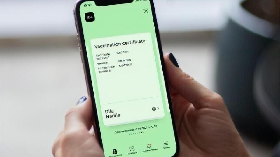 Чтобы сгенерировать COVID-сертификат в "Дії", нужно обновить приложение, отметили в Минцифры