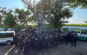 Полиция взяла ветеранов в кольцо, сообщили в "Национальном корпусе"