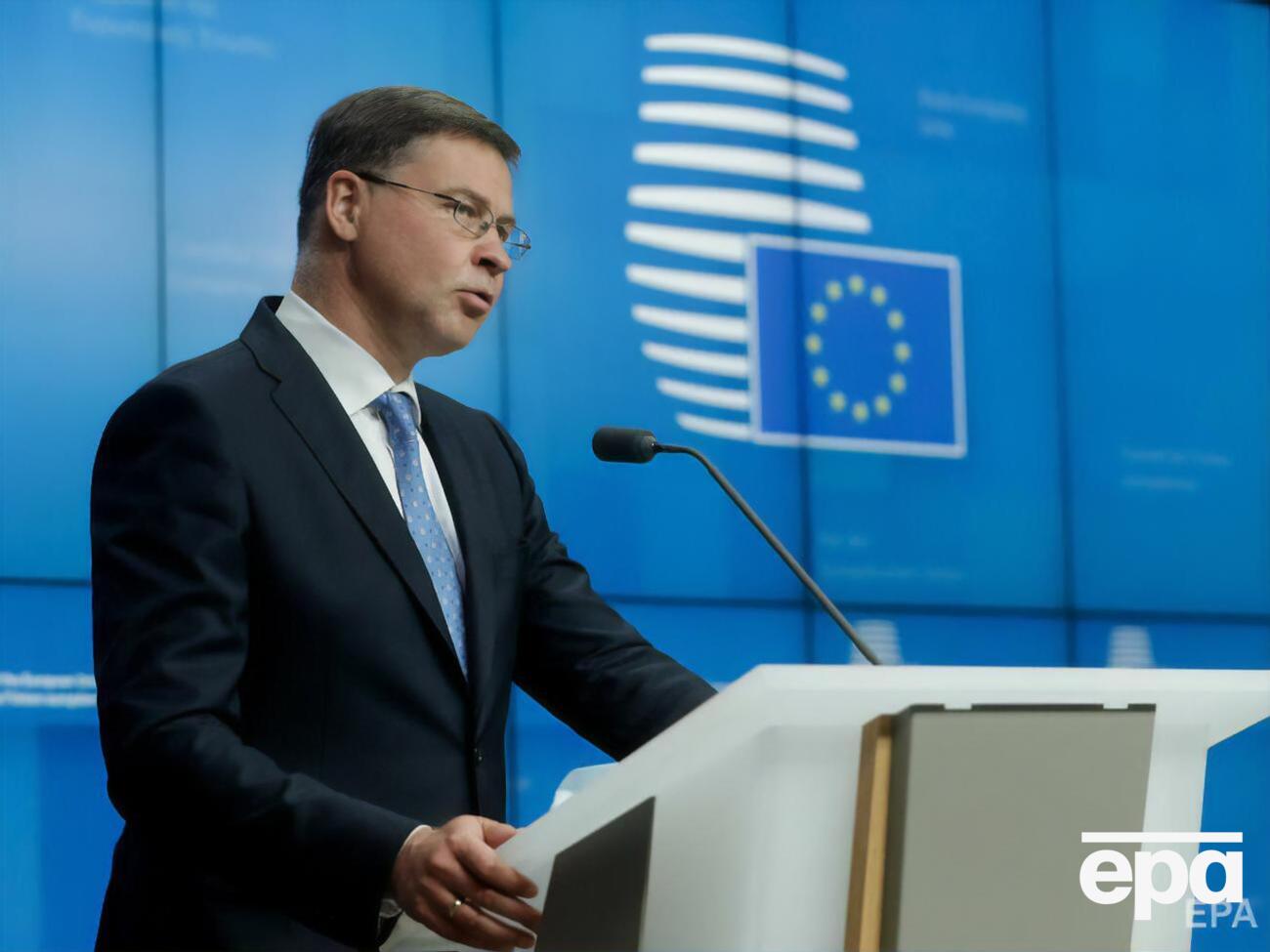 Домбровскис:&nbsp;Несмотря на продолжающийся конфликт, Украине удалось продвинуться на пути к реформам