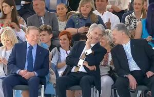 Шутка про Януковича рассмешила Кучму, Ющенко и Порошенко