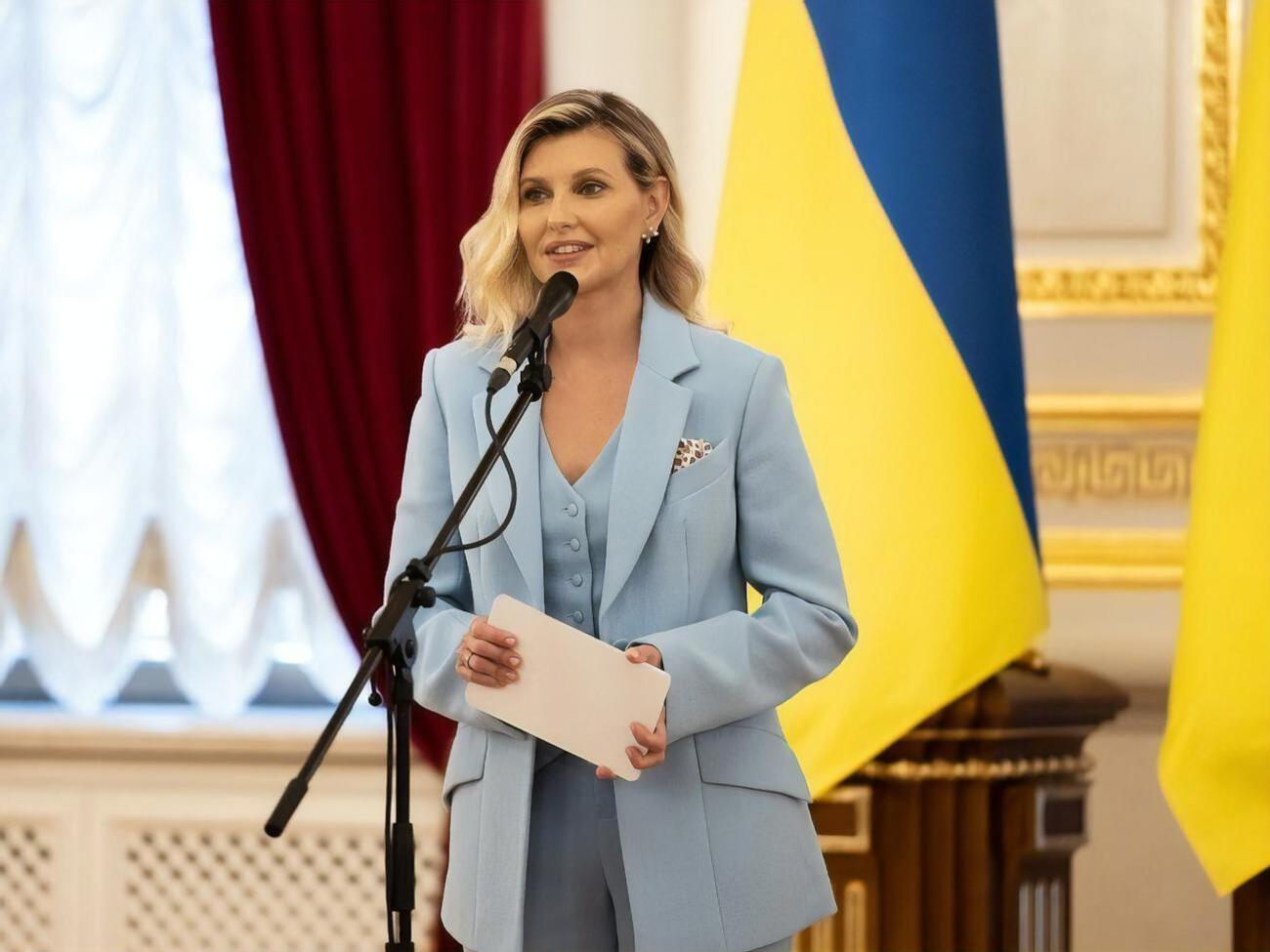 Зеленская сопровождала мужа на мероприятиях ко Дню Независимости