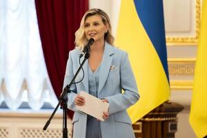 Зеленская сопровождала мужа на мероприятиях ко Дню Независимости