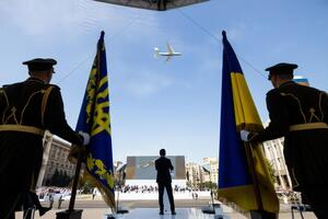 В Киеве прошел военный парад по случаю 30-летия независимости Украины. Фоторепортаж