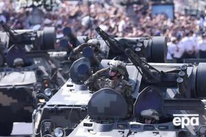 На параде показали украинскую военную технику