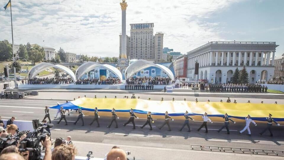 У центрі Києва 24 серпня відбувся військовий парад