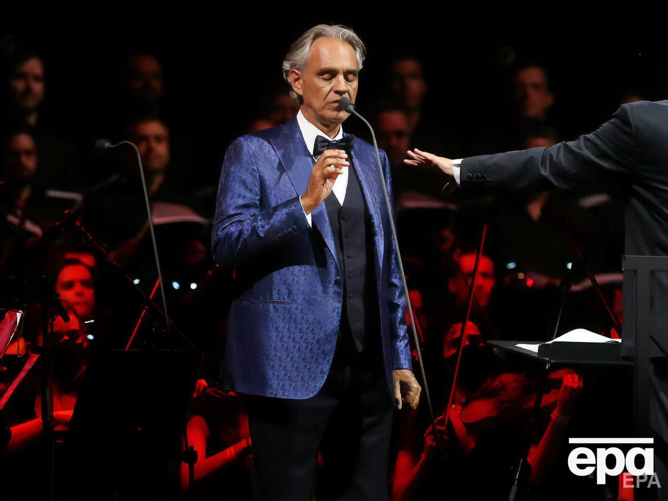 Андреа Бочелли выступил в Украине в честь 30-летия ее независимости