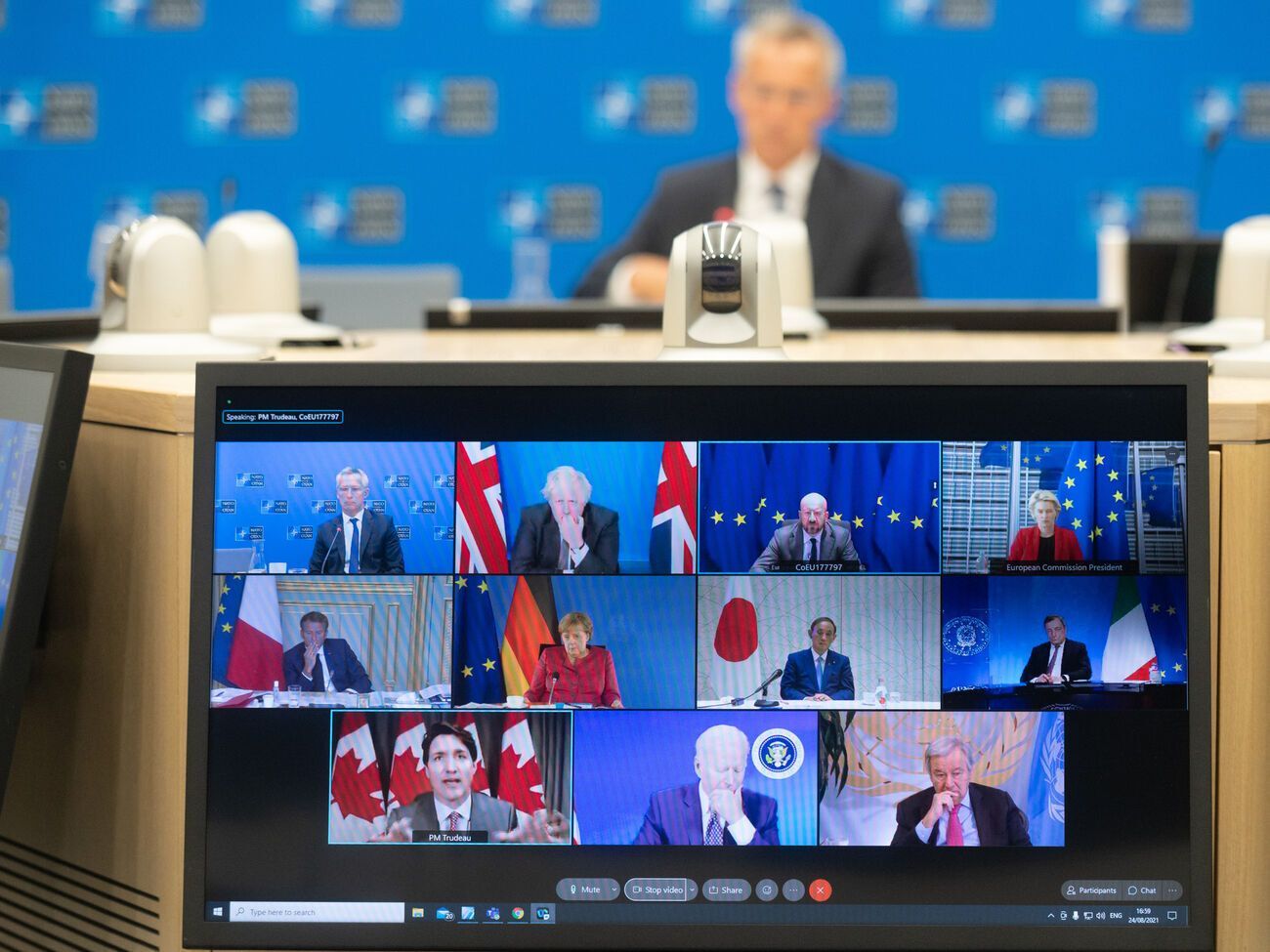 Столтенберг узяв участь у віртуальному саміті лідерів країн "Великої сімки"