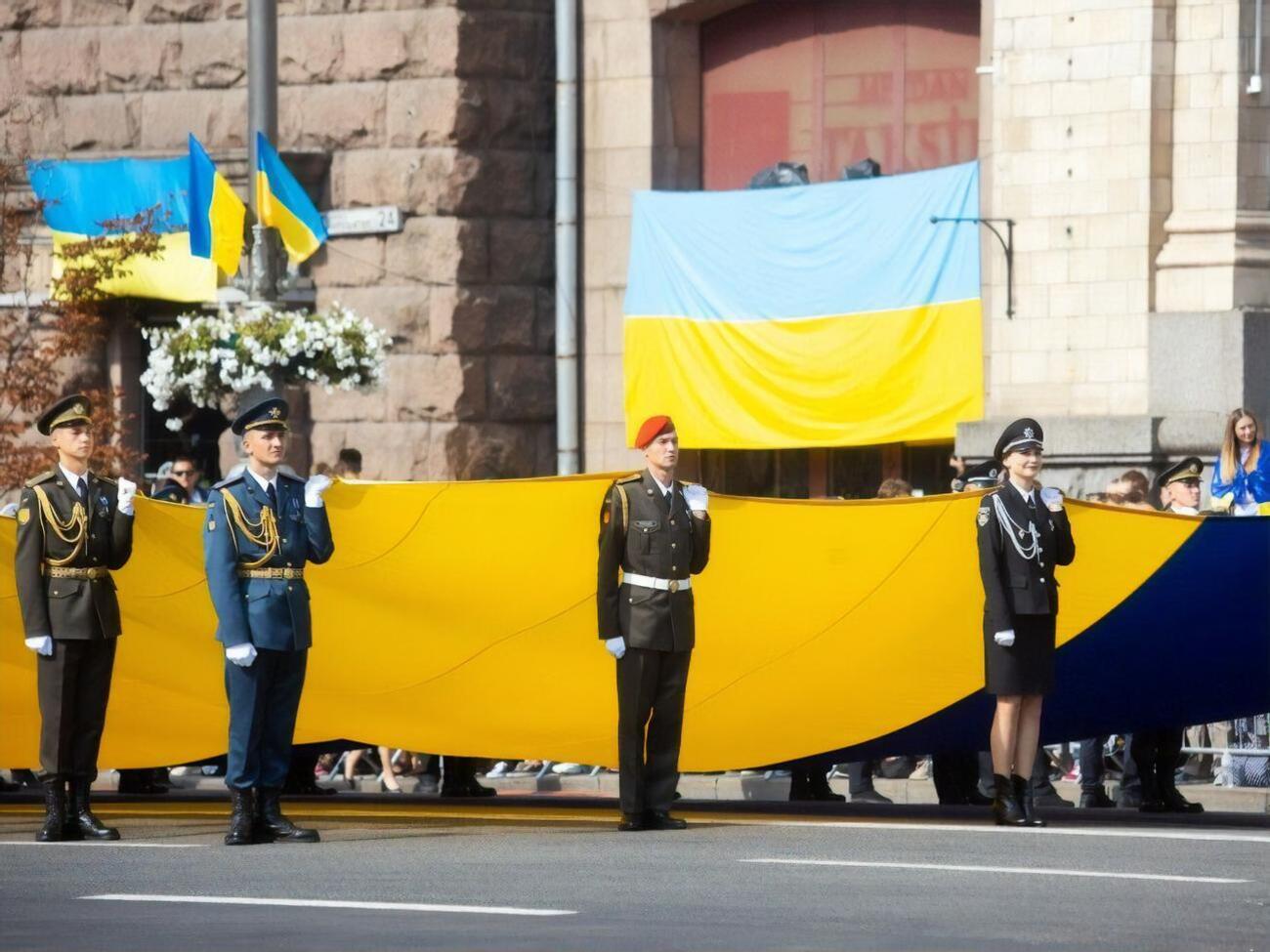 Парад в Киеве прошел 24 августа