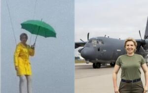 Верещук пролетела над Киевом на MC-130