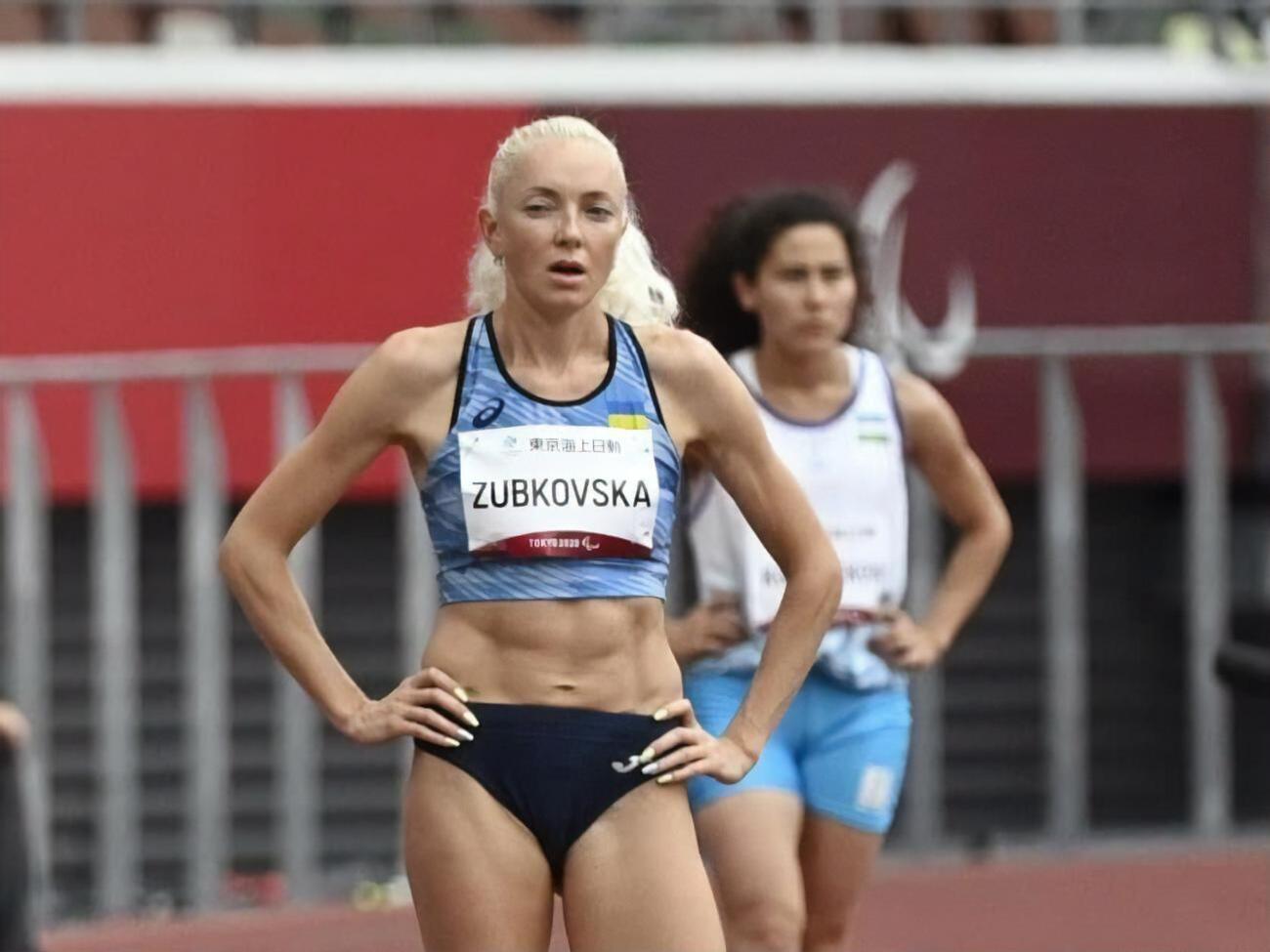 Зубковская выиграла соревнования по прыжкам в длину