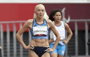 Зубковская выиграла соревнования по прыжкам в длину
