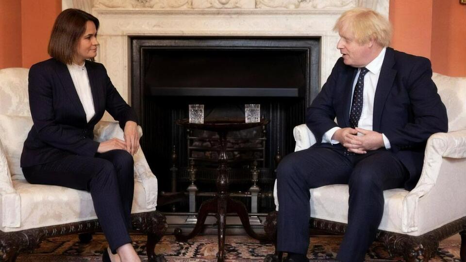 Тихановская и Джонсон встретились в главном офисе премьер-министра