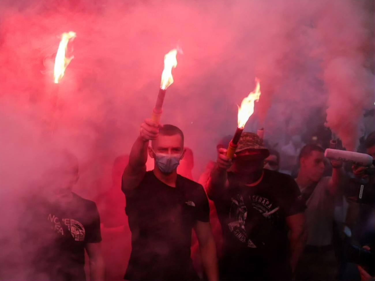 Під посольством Білорусі в Києві відбулася акція пам'яті Шишова