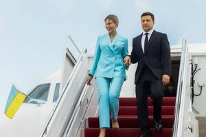 Володимир Зеленський і перша леді Олена Зеленська прибули до Вашингтона