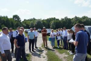 3 августа состоялось выездное рабочее совещание Киевской ОГА относительно проектирования строительства футбольной базы