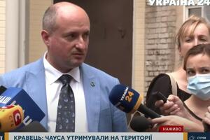 Адвокат Кравец (на фото) обвинил украинские спецслужбы в произошедшем с экс-судьей Чаусом