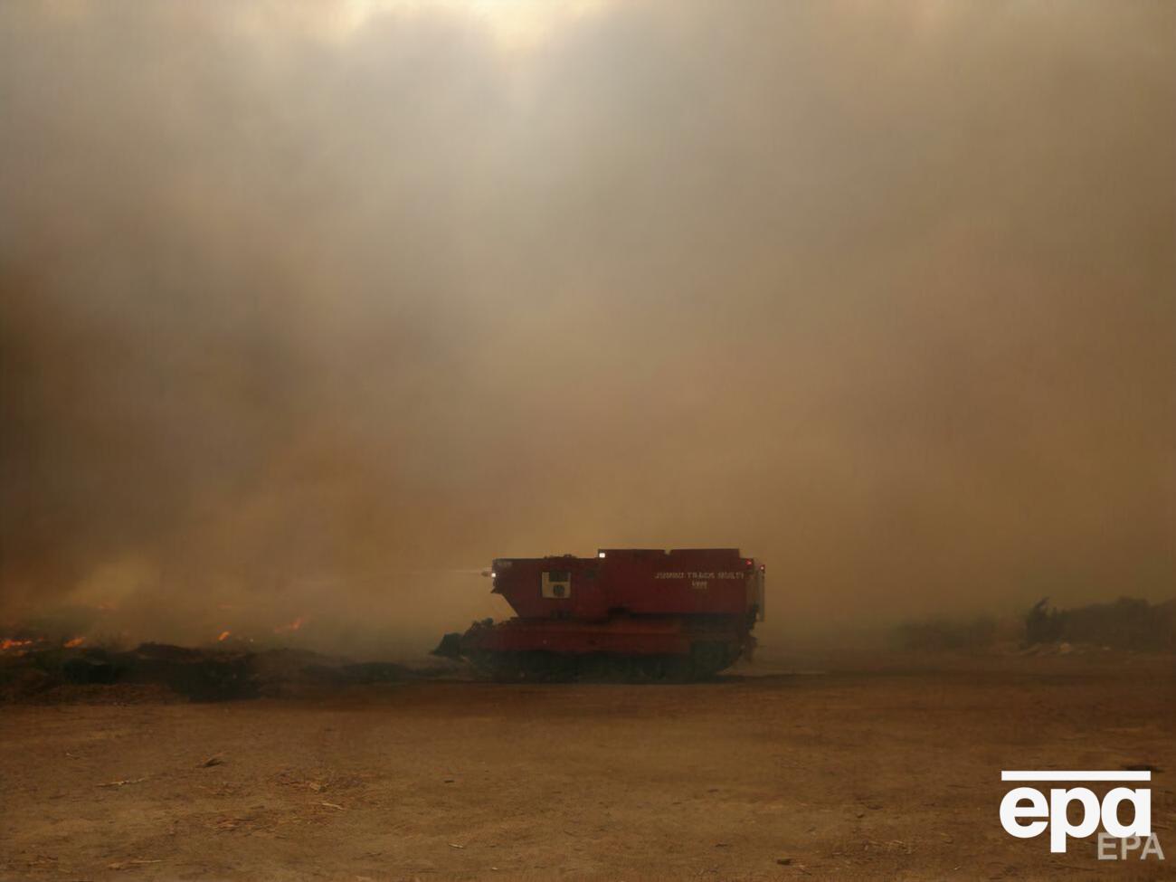 Лесные пожары в Греции начали вспыхивать 3 августа