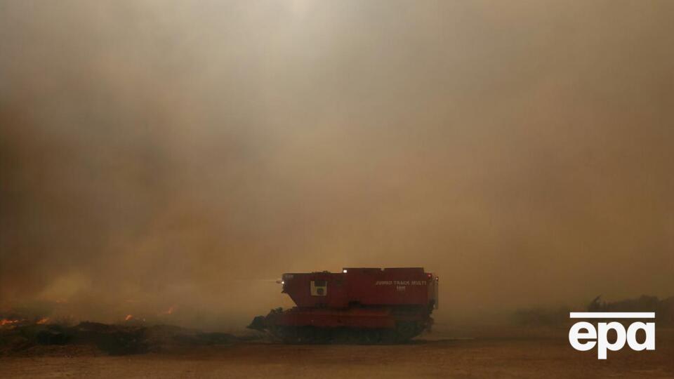 Лесные пожары в Греции начали вспыхивать 3 августа