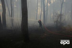 В Греции бушуют лесные пожары