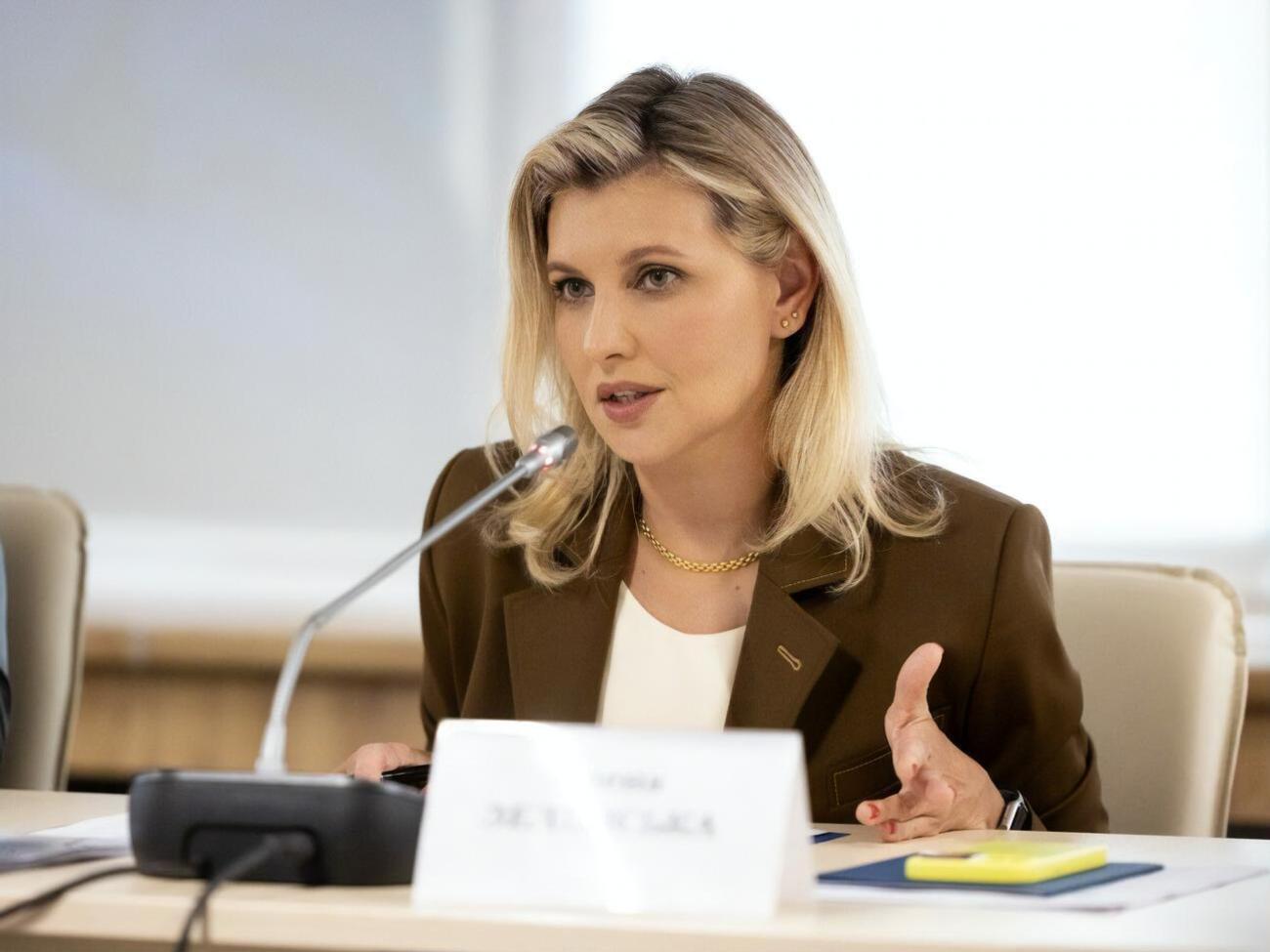 Зеленська заявила, що не збирається починати власну політичну кар'єру