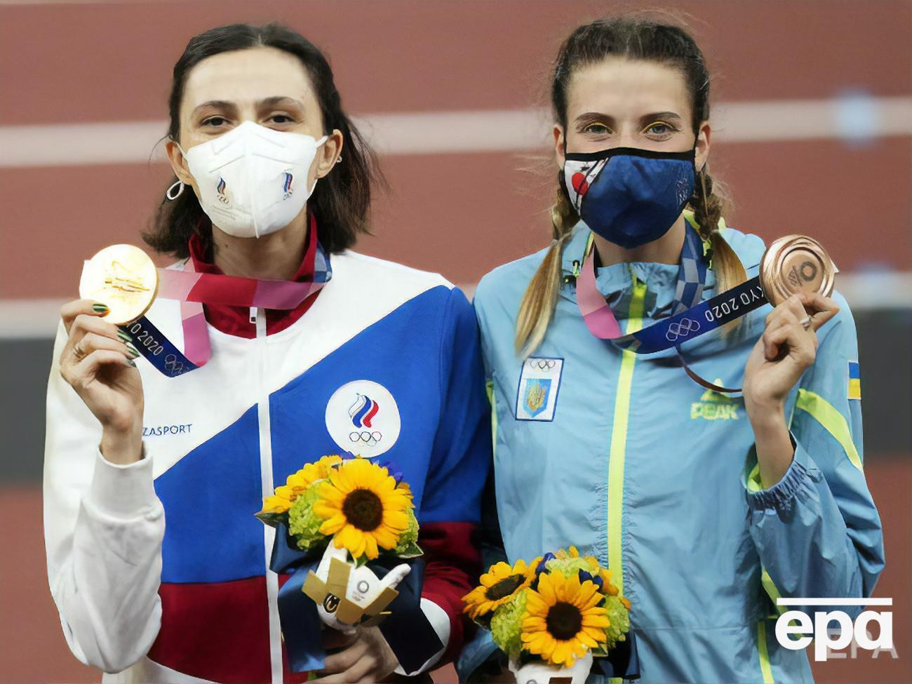 Ласіцкене, яка виступала під прапором Олімпійського комітету Росії, і українка Магучіх виграли золото й бронзу відповідно