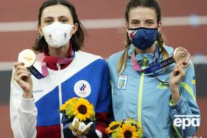 Ласіцкене, яка виступала під прапором Олімпійського комітету Росії, і українка Магучіх виграли золото й бронзу відповідно