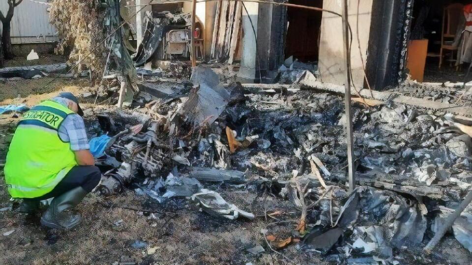 Спортивный самолет 28 июля упал на частный жилой дом в селе Шепаровцы