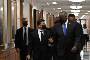 Зеленский 31 августа провел встречу с Остином