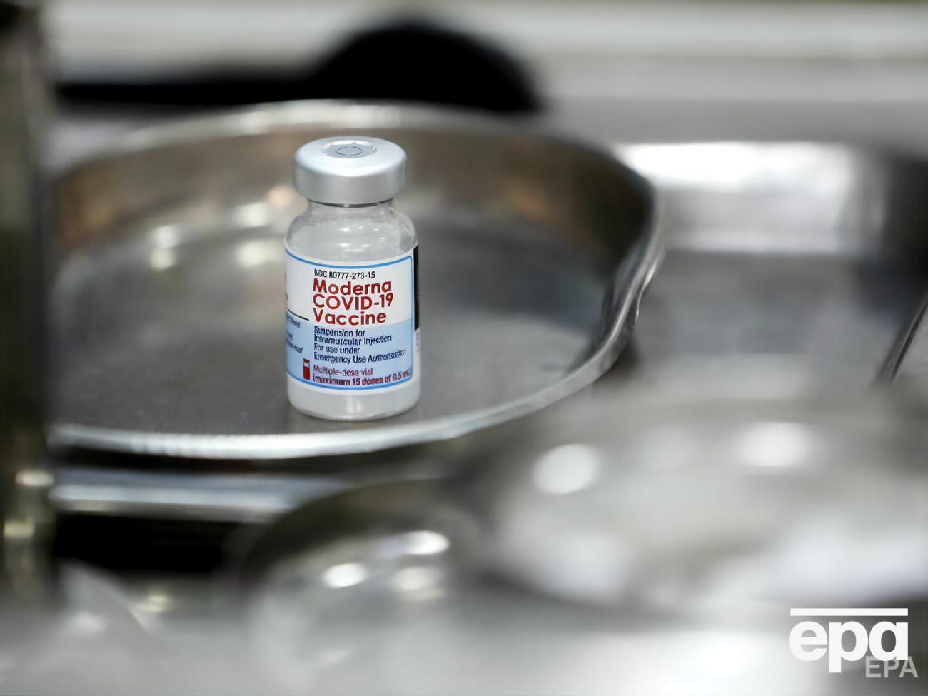 В Украине сделали более миллиона прививок препаратом Moderna