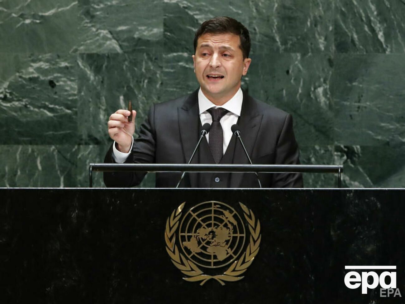 Зеленский присутствовал на сессии Генассамблеи ООН в 2019 году