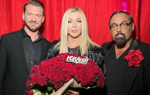 Ірина Білик із двома колишніми чоловіками-хореографами Дмитром Дікусаром і Дмитром Коляденком