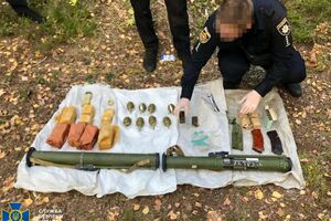 Тайник нашли в селе на границе с Беларусью